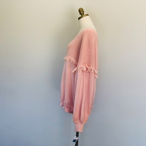 Plus Size 2X Sweater Pink GRACE AND KARMA Pullover Long Sleeves NWOT - Picture 6 of 7